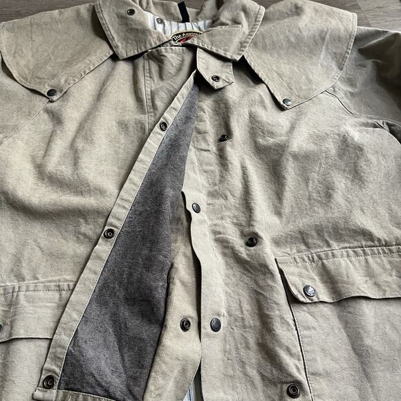 Vintage The Australian Outback Collection Duster Jacket Mens Sz L Canvas‎ Trench - Picture 8 of 12